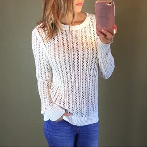 Karen Kane Cream Knit Sweater